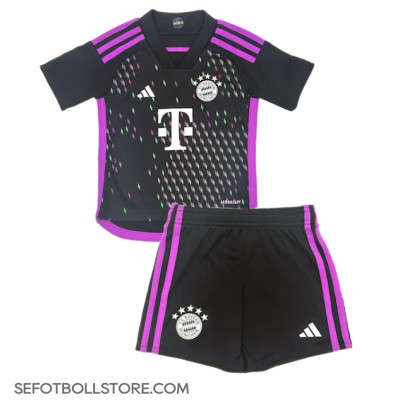 Bayern Munich Harry Kane #9 Replika babykläder Bortaställ Barn 2023-24 Kortärmad (+ korta byxor)